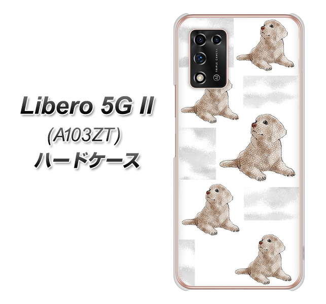 Libero 5G II A103ZT Y!mobile 高画質仕上げ 背面印刷 ハードケース【YD823 ラブラドールレトリバー04】