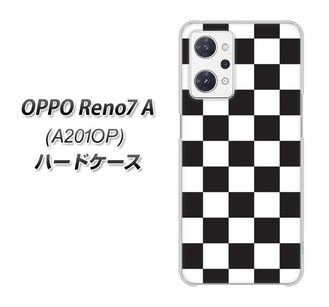 OPPO Reno7 A A201OP Y!mobile 高画質仕上げ 背面印刷 ハードケース【151 フラッグチェック】