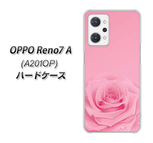 OPPO Reno7 A A201OP Y!mobile 高画質仕上げ 背面印刷 ハードケース【401 ピンクのバラ】