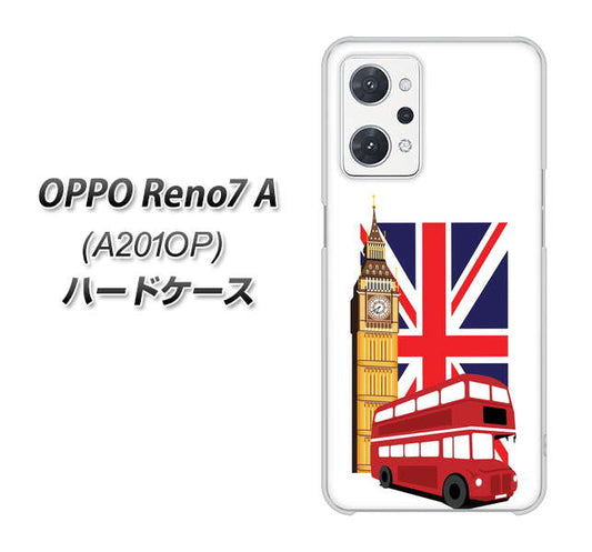 OPPO Reno7 A A201OP Y!mobile 高画質仕上げ 背面印刷 ハードケース【573 イギリス】
