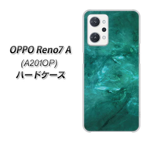 OPPO Reno7 A A201OP Y!mobile 高画質仕上げ 背面印刷 ハードケース【KM869 大理石GR】