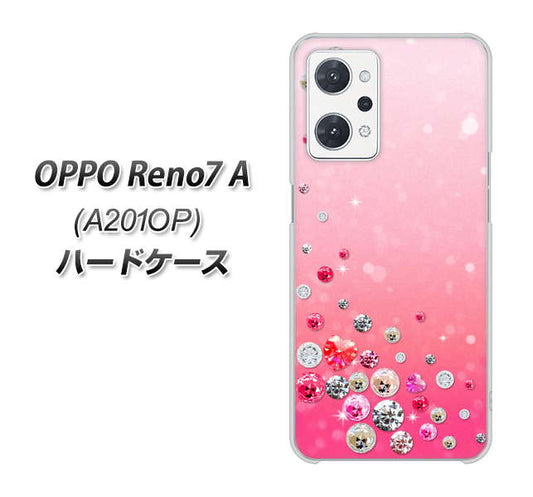 OPPO Reno7 A A201OP Y!mobile 高画質仕上げ 背面印刷 ハードケース【SC822 スワロデコ風プリント】