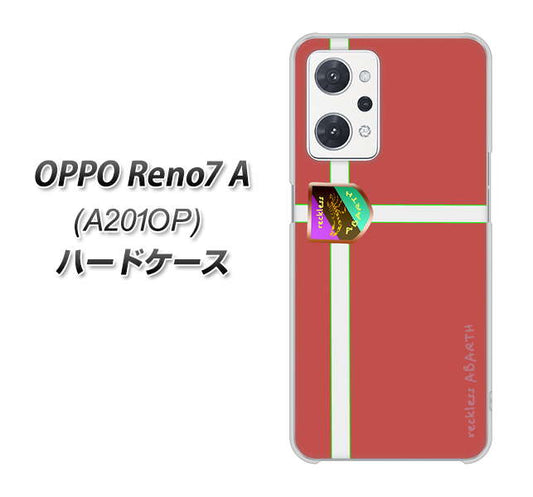 OPPO Reno7 A A201OP Y!mobile 高画質仕上げ 背面印刷 ハードケース【YC934 アバルト05】