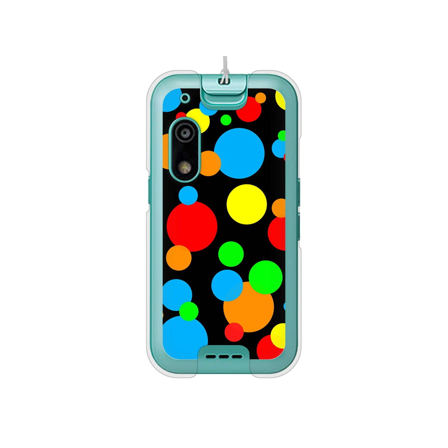 キッズフォン3 A201ZT SoftBank 高画質仕上げ 背面印刷 ハードケース 【076 シンプル（大阪のおばちゃん）】