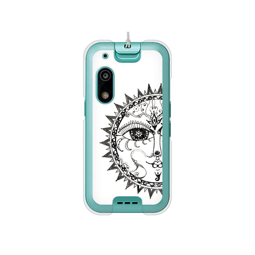 キッズフォン3 A201ZT SoftBank 高画質仕上げ 背面印刷 ハードケース 【207 太陽神】