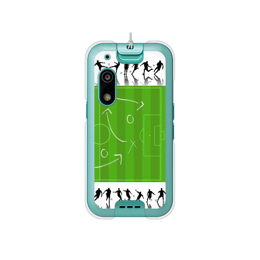 キッズフォン3 A201ZT SoftBank 高画質仕上げ 背面印刷 ハードケース 【304 サッカー戦略ボード】