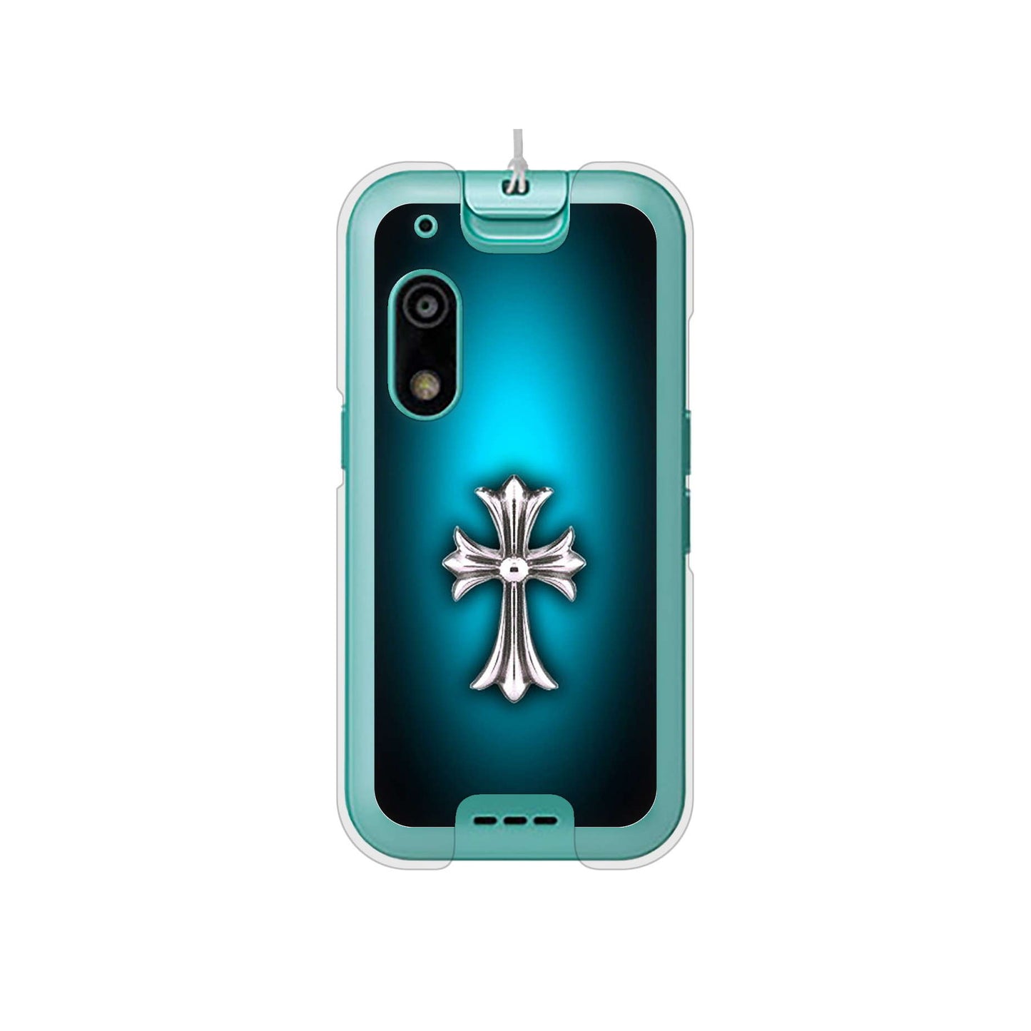 キッズフォン3 A201ZT SoftBank 高画質仕上げ 背面印刷 ハードケースクロス