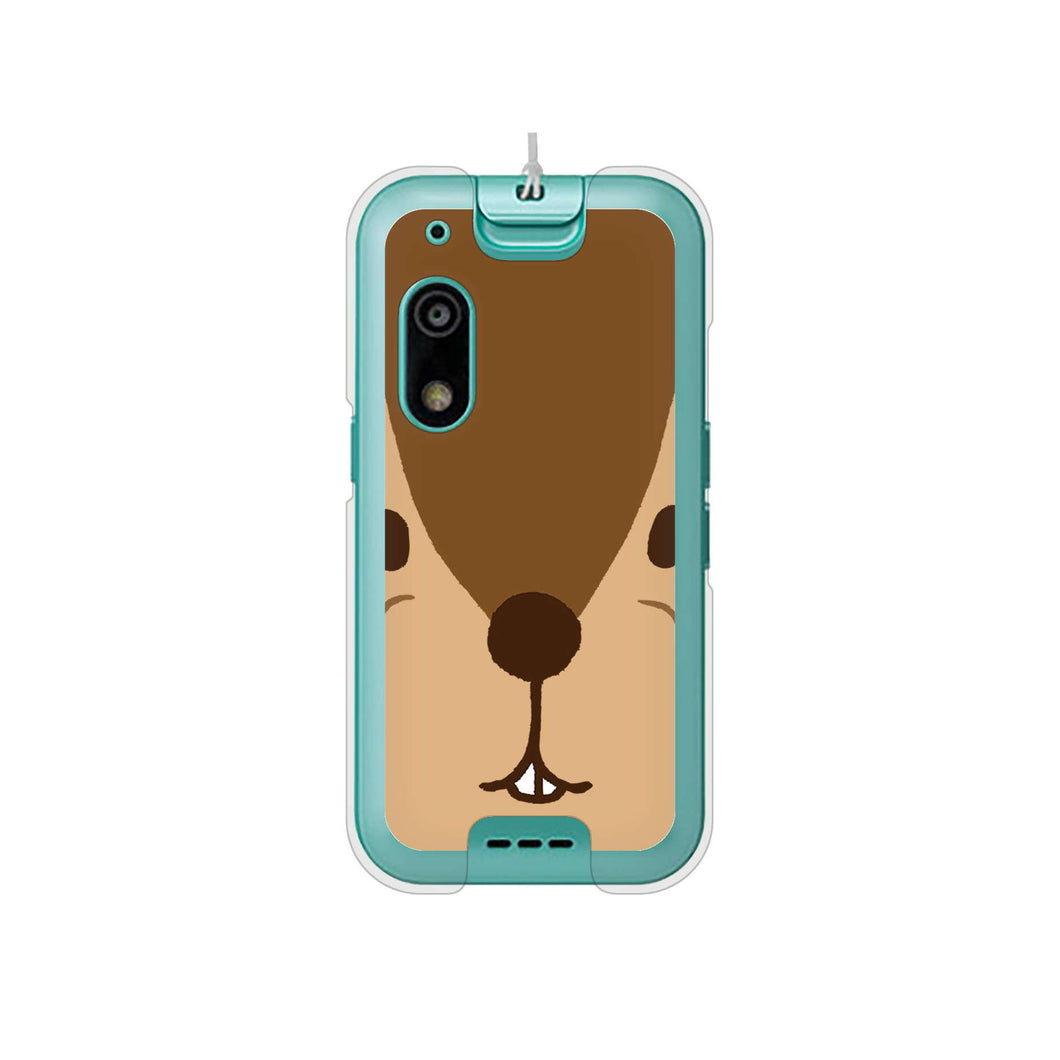 キッズフォン3 A201ZT SoftBank 高画質仕上げ 背面印刷 ハードケースドアップアニマル