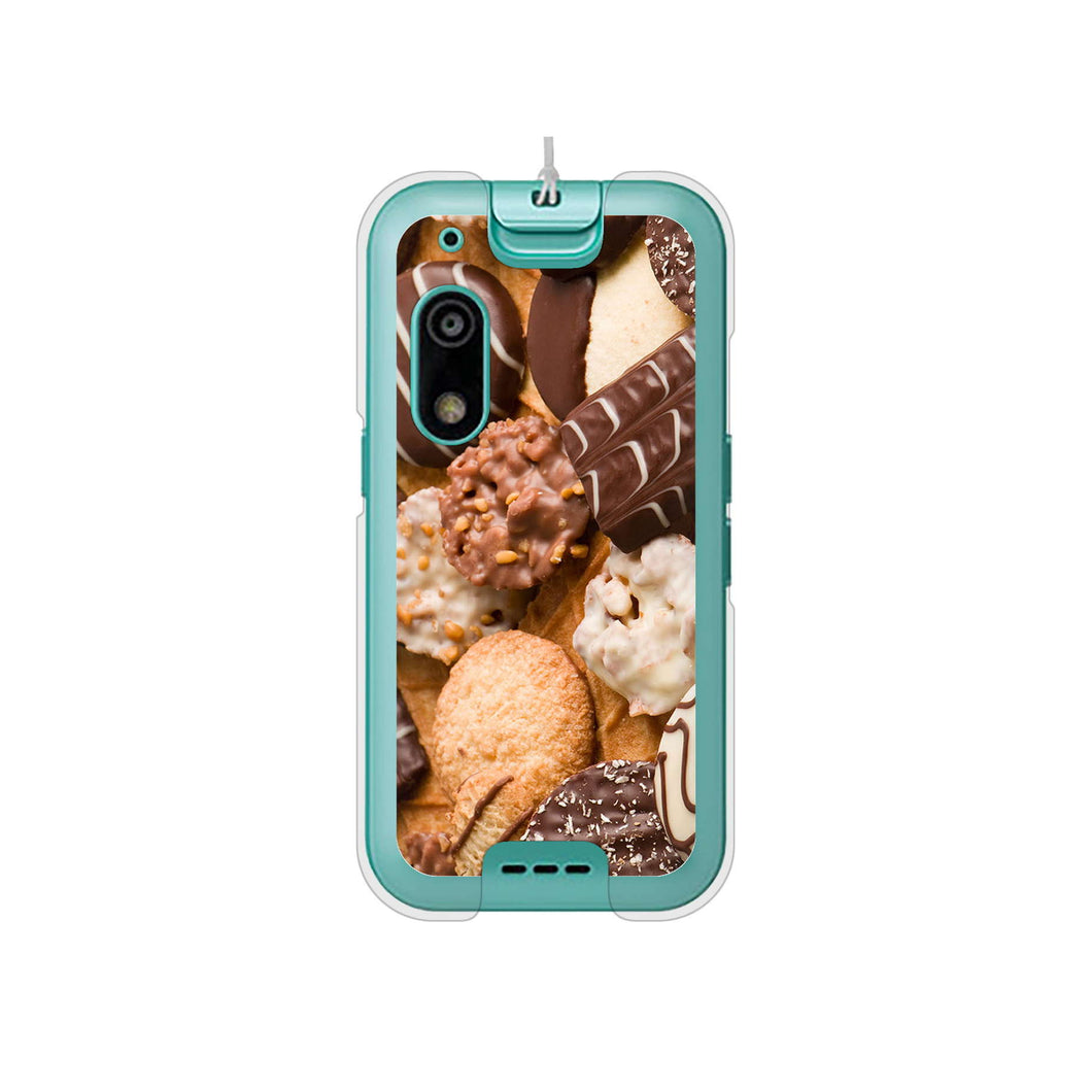 キッズフォン3 A201ZT SoftBank 高画質仕上げ 背面印刷 ハードケーススイーツ