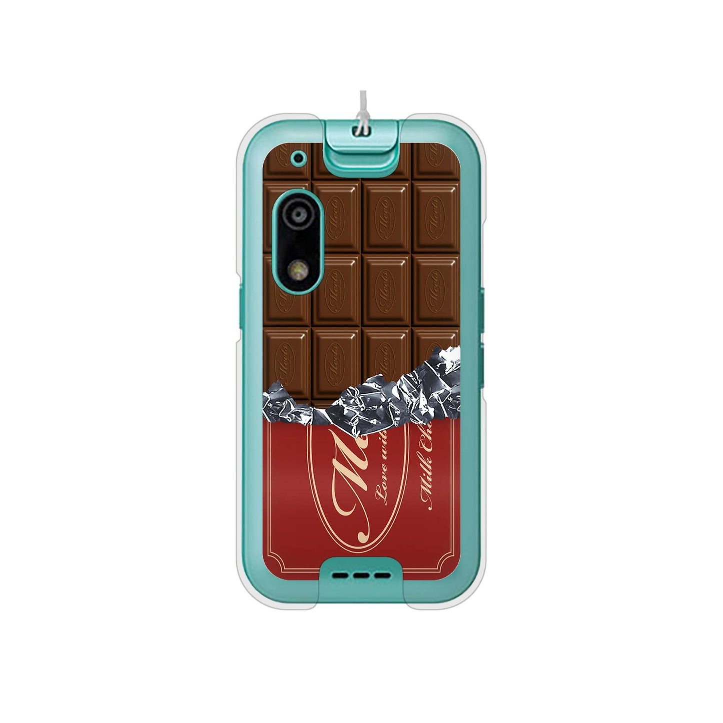 キッズフォン3 A201ZT SoftBank 高画質仕上げ 背面印刷 ハードケース板チョコ