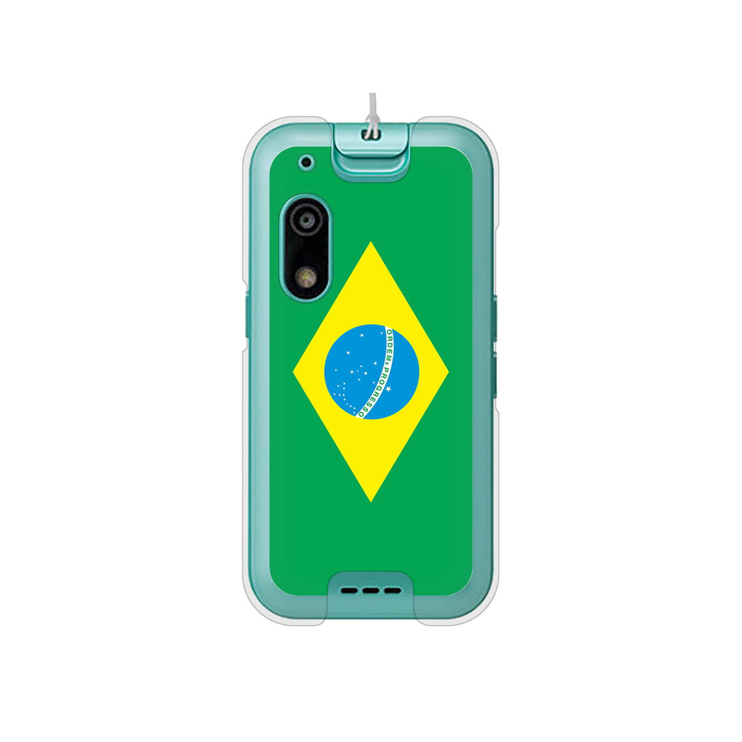 キッズフォン3 A201ZT SoftBank 高画質仕上げ 背面印刷 ハードケース国旗