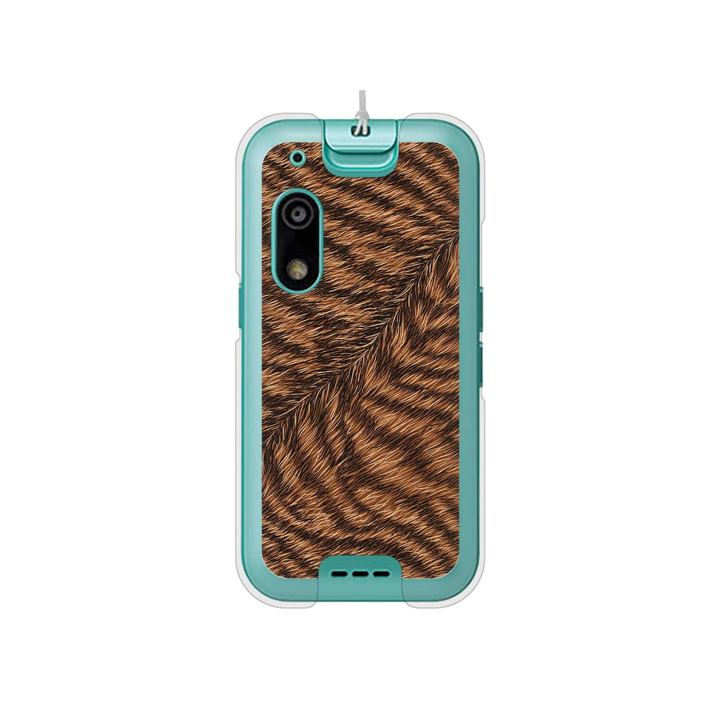 キッズフォン3 A201ZT SoftBank 高画質仕上げ 背面印刷 ハードケースアニマル柄