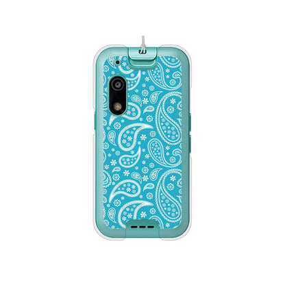 キッズフォン3 A201ZT SoftBank 高画質仕上げ 背面印刷 ハードケースペイズリー