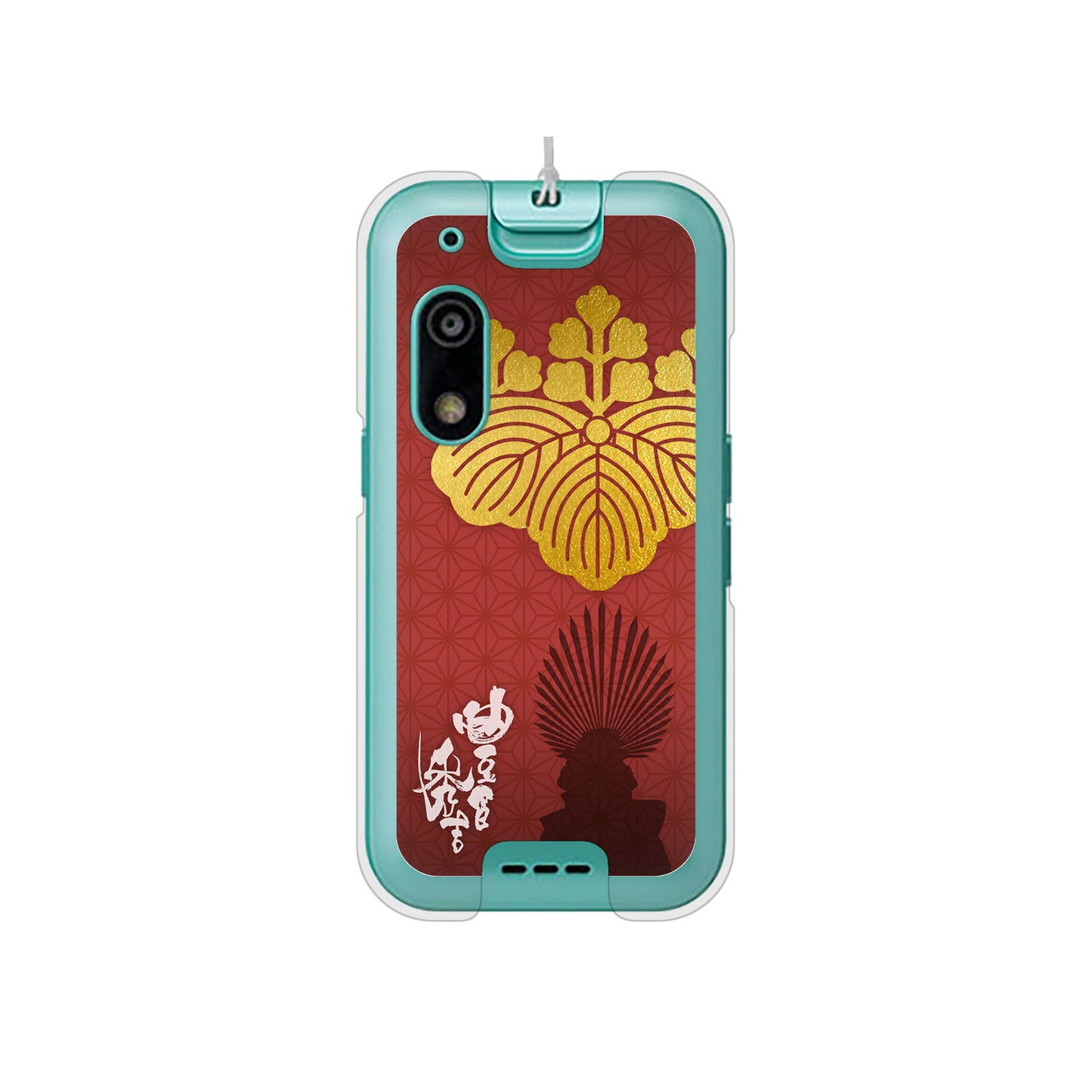 キッズフォン3 A201ZT SoftBank 高画質仕上げ 背面印刷 ハードケース家紋