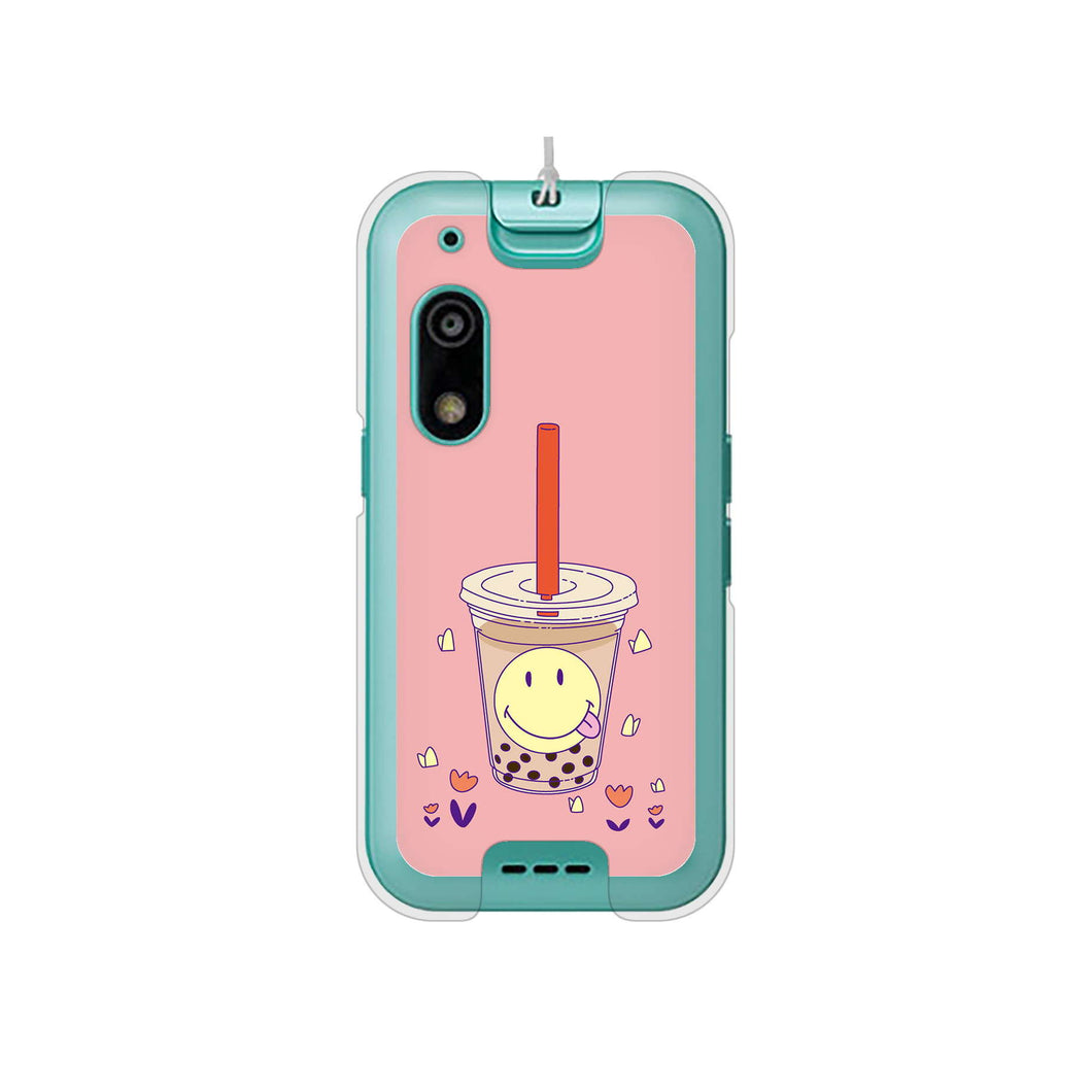 キッズフォン3 A201ZT SoftBank 高画質仕上げ 背面印刷 ハードケーススイーツイラスト