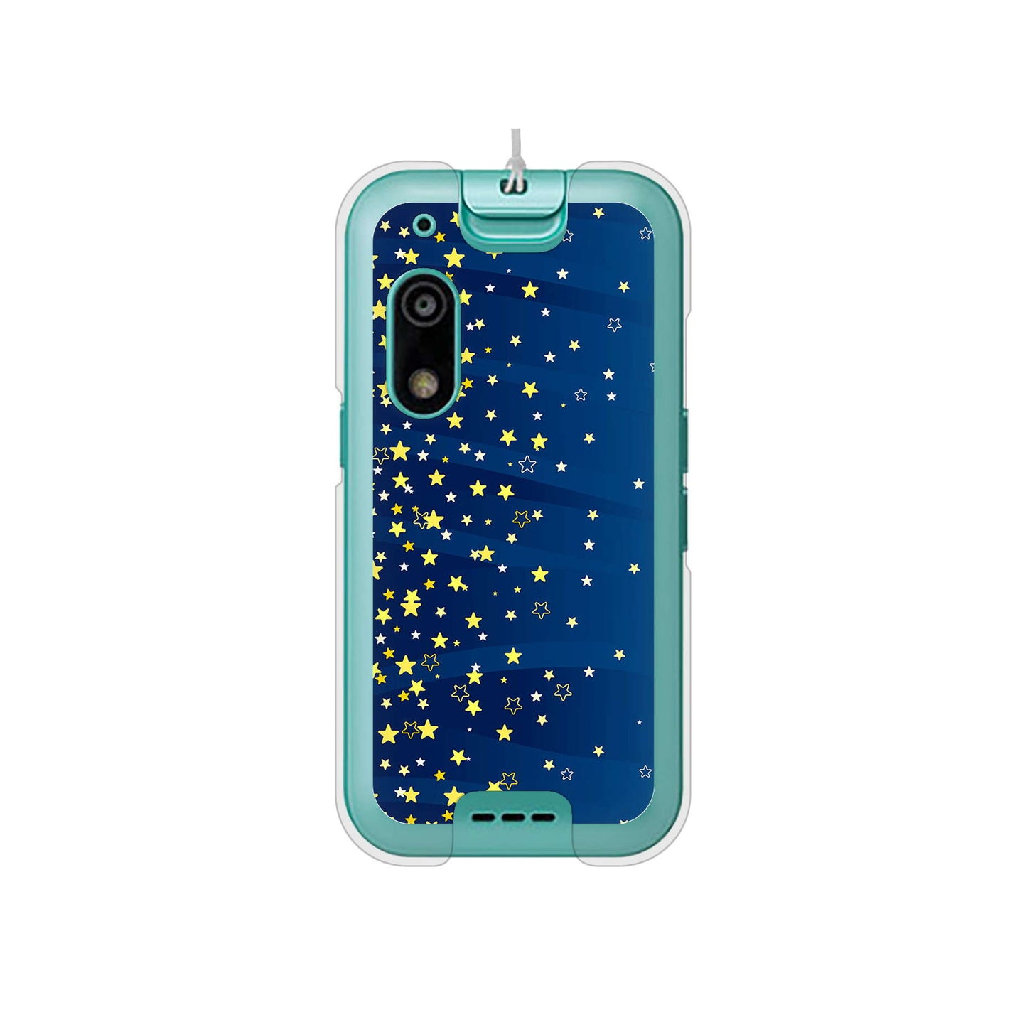 キッズフォン3 A201ZT SoftBank 高画質仕上げ 背面印刷 ハードケース 【VA842 満天の星空】