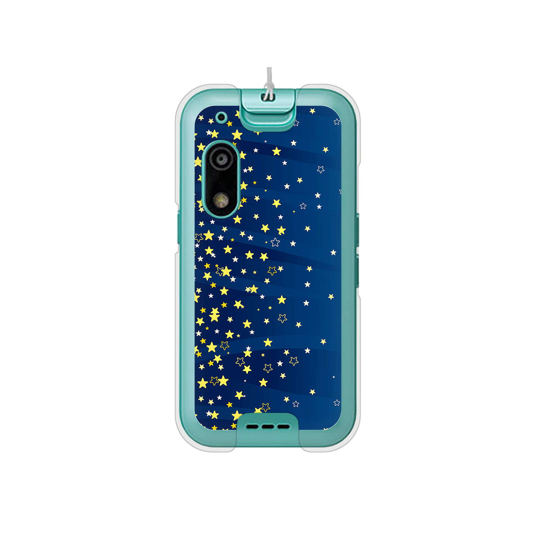 キッズフォン3 A201ZT SoftBank 高画質仕上げ 背面印刷 ハードケース 【VA842 満天の星空】