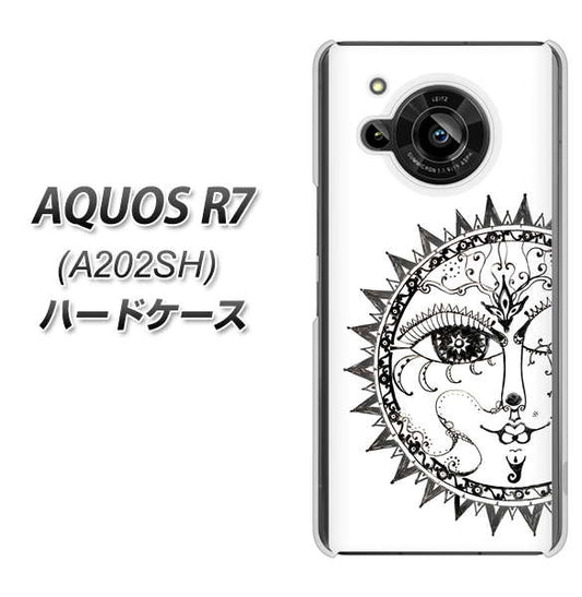 AQUOS R7 A202SH SoftBank 高画質仕上げ 背面印刷 ハードケース【207 太陽神】
