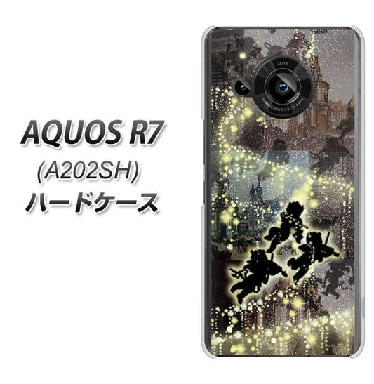 AQUOS R7 A202SH SoftBank 高画質仕上げ 背面印刷 ハードケース【253 天使の音楽隊】