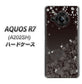 AQUOS R7 A202SH SoftBank 高画質仕上げ 背面印刷 ハードケース【327 薔薇とダイヤモンド】