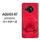 AQUOS R7 A202SH SoftBank 高画質仕上げ 背面印刷 ハードケース【395 赤いバラ】