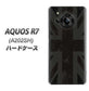 AQUOS R7 A202SH SoftBank 高画質仕上げ 背面印刷 ハードケース【505 ユニオンジャック ダーク】
