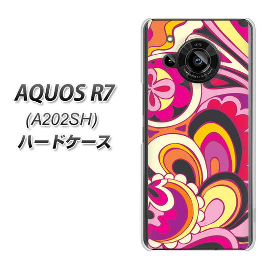 AQUOS R7 A202SH SoftBank 高画質仕上げ 背面印刷 ハードケース【586 ブローアップカラー】