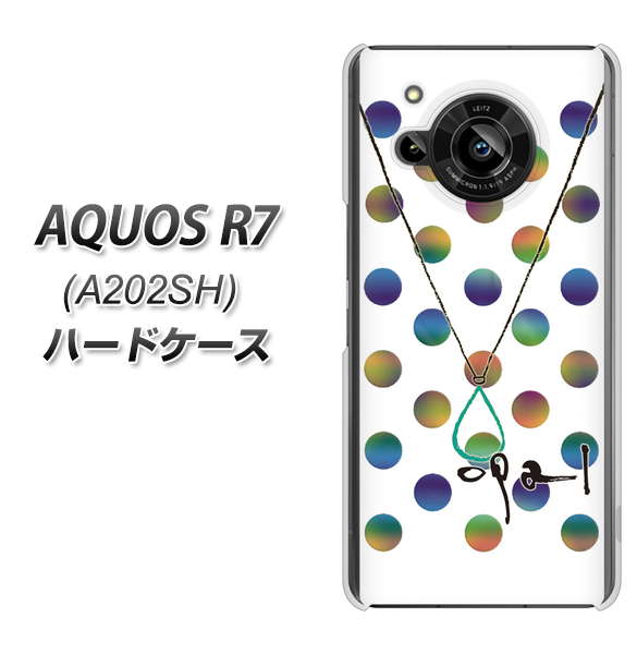 AQUOS R7 A202SH SoftBank 高画質仕上げ 背面印刷 ハードケース【OE819 10月オパール】