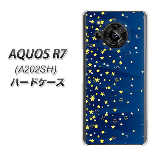 AQUOS R7 A202SH SoftBank 高画質仕上げ 背面印刷 ハードケース【VA842 満天の星空】