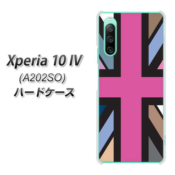 Xperia 10 IV A202SO SoftBank 高画質仕上げ 背面印刷 ハードケース【507 ユニオンジャック デスカラー】