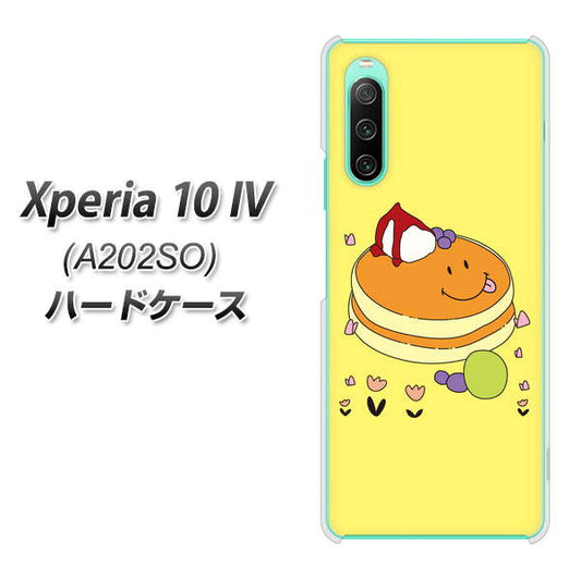 Xperia 10 IV A202SO SoftBank 高画質仕上げ 背面印刷 ハードケース【MA901 パンケーキ】