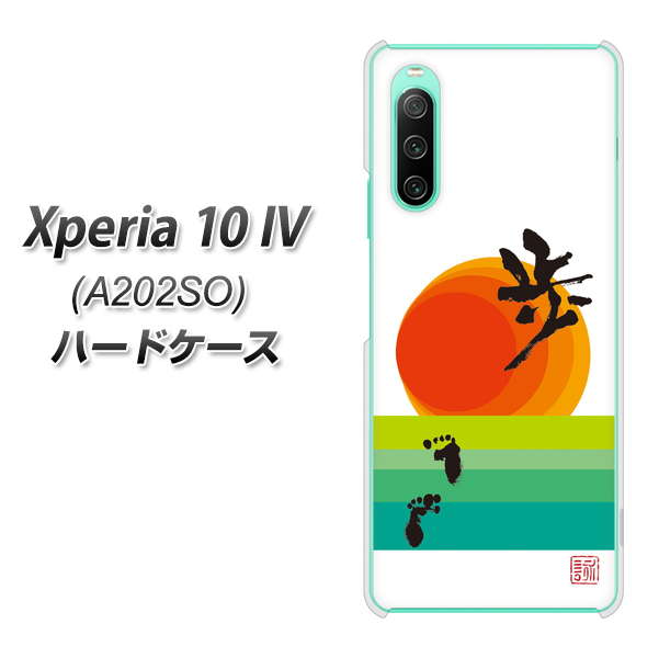 Xperia 10 IV A202SO SoftBank 高画質仕上げ 背面印刷 ハードケース【OE809 歩ム】