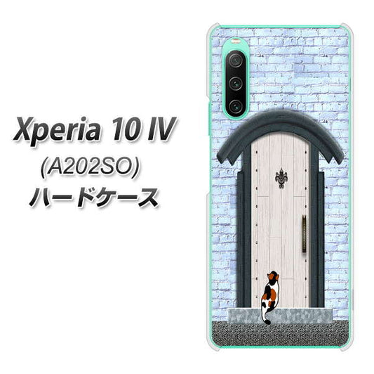Xperia 10 IV A202SO SoftBank 高画質仕上げ 背面印刷 ハードケース【YA951 石ドア01】