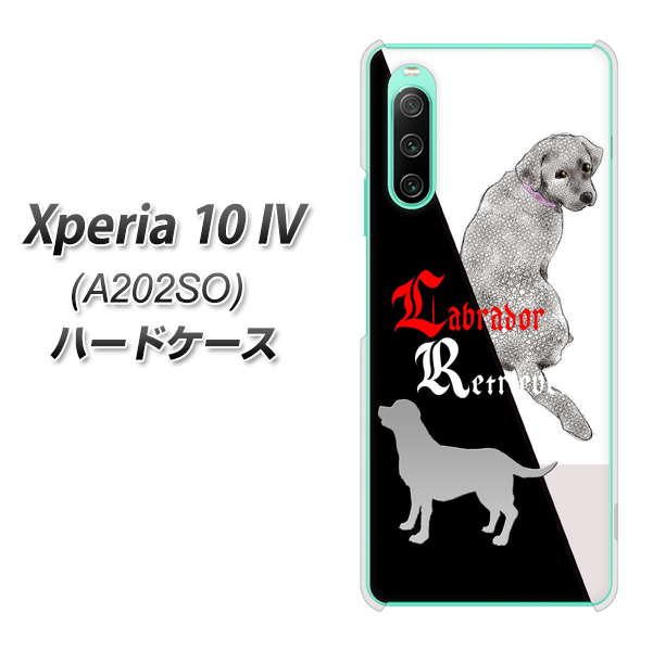 Xperia 10 IV A202SO SoftBank 高画質仕上げ 背面印刷 ハードケース【YD822 ラブラドールレトリバー03】