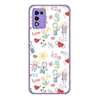 Libero 5G III A202ZT Y!mobile 高画質仕上げ 背面印刷 ハードケース カップル＆ファミリー