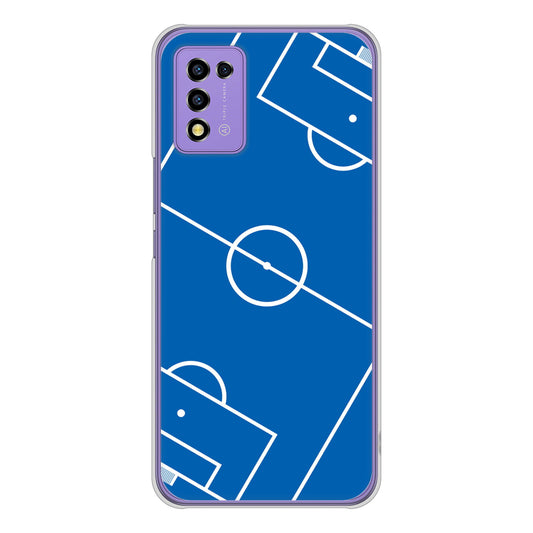 Libero 5G III A202ZT Y!mobile 高画質仕上げ 背面印刷 ハードケース 【IB922 SOCCER_ピッチ】