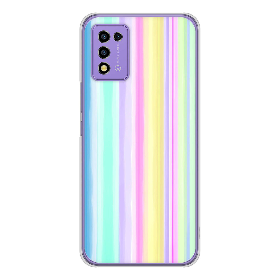 Libero 5G III A202ZT Y!mobile 高画質仕上げ 背面印刷 ハードケース レインボー