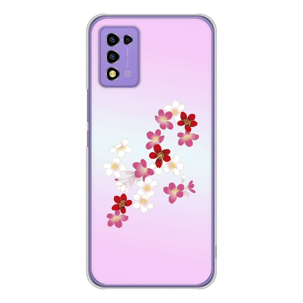 Libero 5G III A202ZT Y!mobile 高画質仕上げ 背面印刷 ハードケース 和花柄