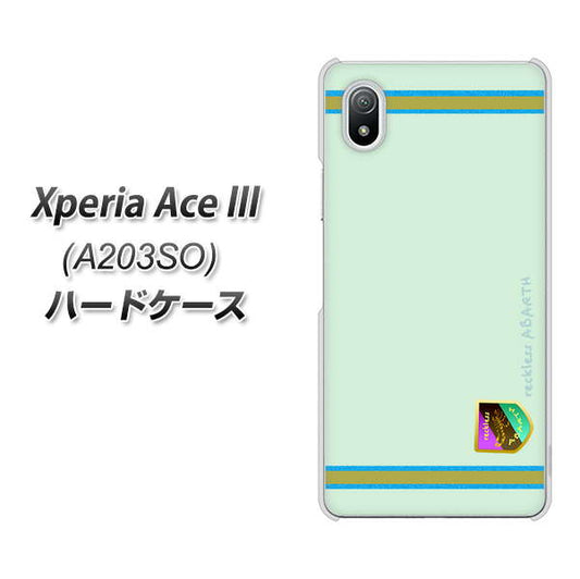 Xperia Ace III A203SO Y!mobile 高画質仕上げ 背面印刷 ハードケース【YC938 アバルト09】
