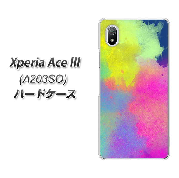Xperia Ace III A203SO Y!mobile 高画質仕上げ 背面印刷 ハードケース【YJ294 デザイン色彩】