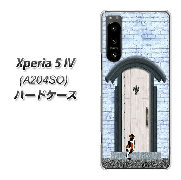 Xperia 5 IV A204SO SoftBank 高画質仕上げ 背面印刷 ハードケース【YA951 石ドア01】