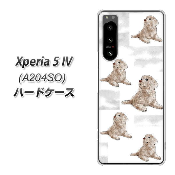 Xperia 5 IV A204SO SoftBank 高画質仕上げ 背面印刷 ハードケース【YD823 ラブラドールレトリバー04】