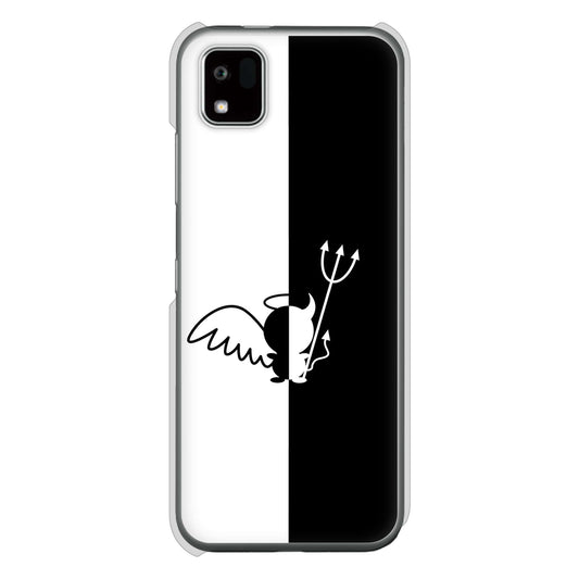 かんたんスマホ3 A205KC Y!mobile 高画質仕上げ 背面印刷 ハードケース 【027 ハーフデビット】