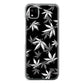 かんたんスマホ3 A205KC Y!mobile 高画質仕上げ 背面印刷 ハードケース 【064 モノトーン大麻ブラック】