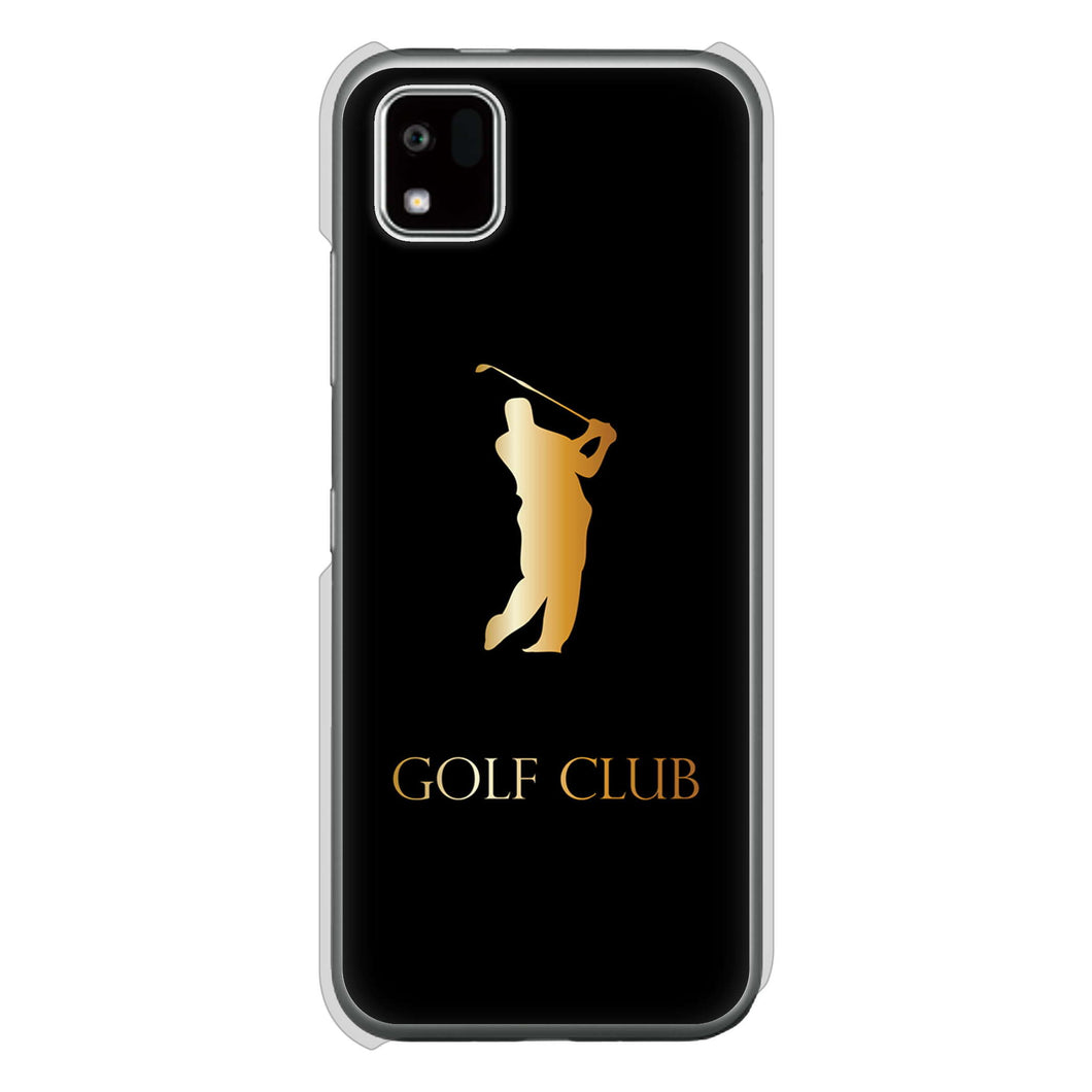 かんたんスマホ3 A205KC Y!mobile 高画質仕上げ 背面印刷 ハードケース 【610 GOLFCLUB】