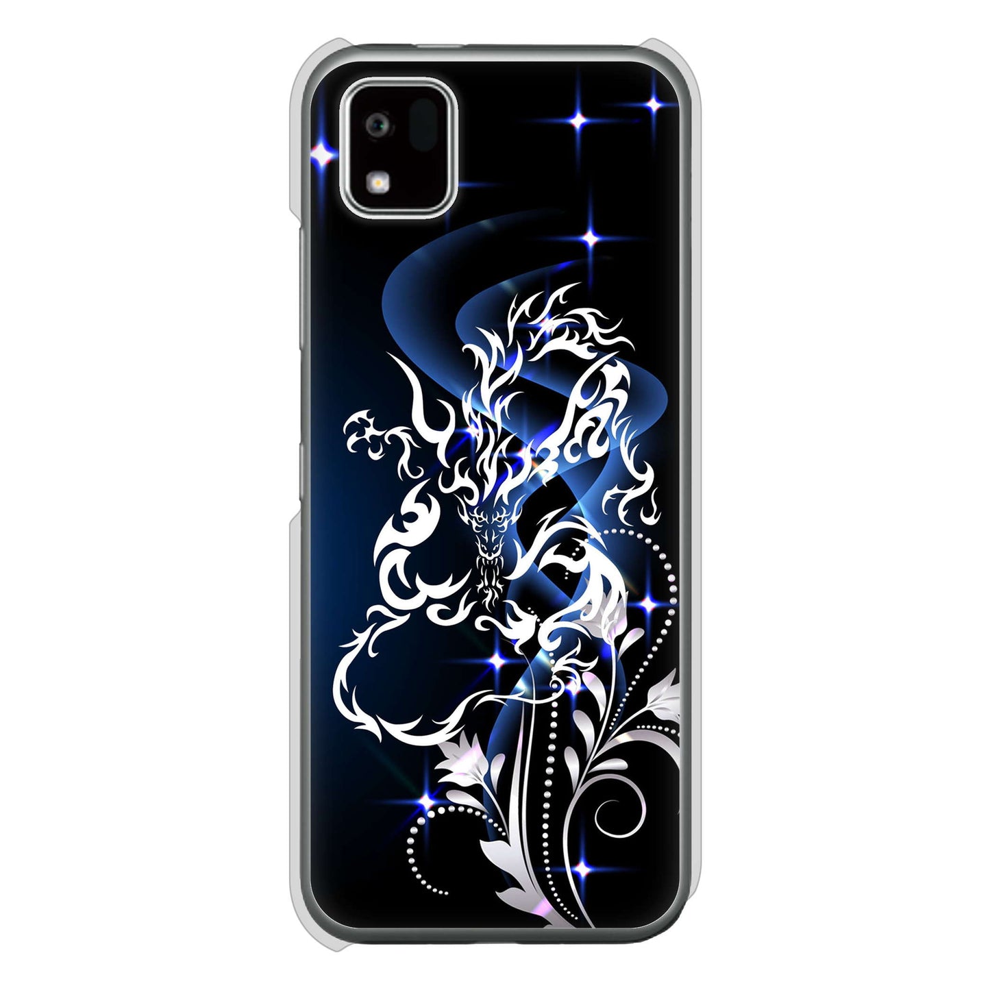かんたんスマホ3 A205KC Y!mobile 高画質仕上げ 背面印刷 ハードケースドラゴン