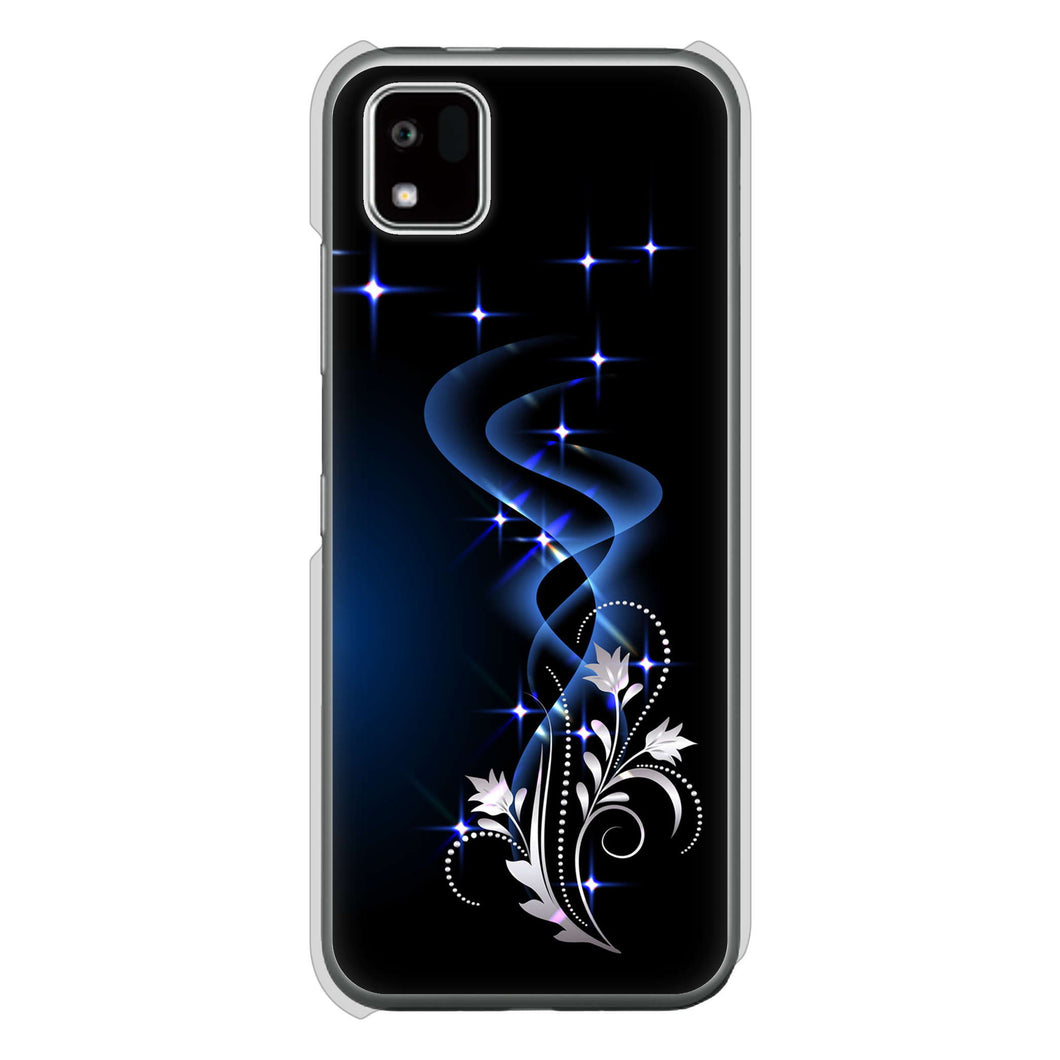 かんたんスマホ3 A205KC Y!mobile 高画質仕上げ 背面印刷 ハードケース 【1278 華より昇る流れ】