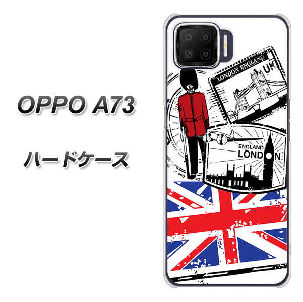 楽天モバイル OPPO（オッポ） A73 高画質仕上げ 背面印刷 ハードケース【574 ＬＯＮＤＯＮ】