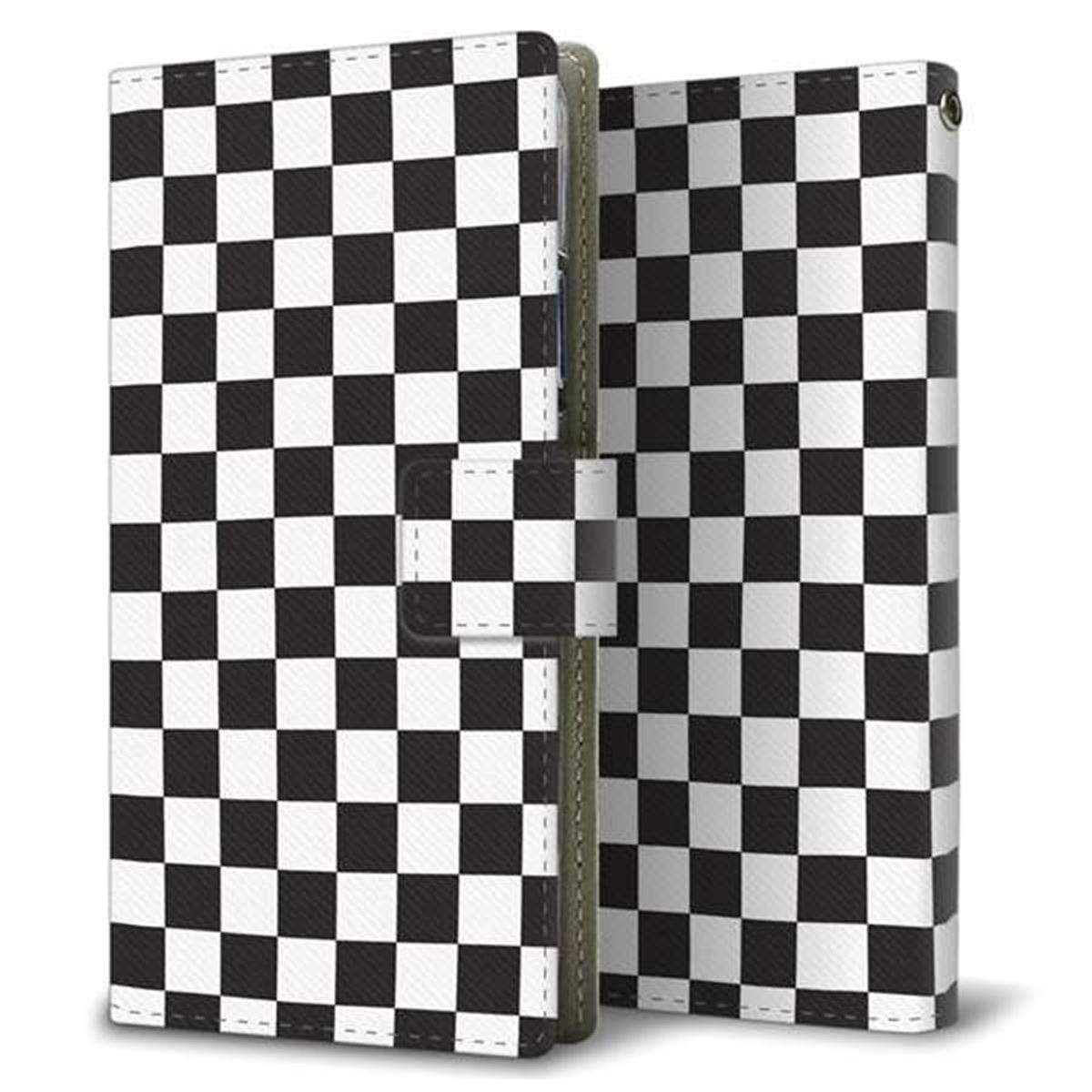 SIMフリー オッポ Reno5 A 画質仕上げ プリント手帳型ケース(薄型スリム)【151 フラッグチェック】