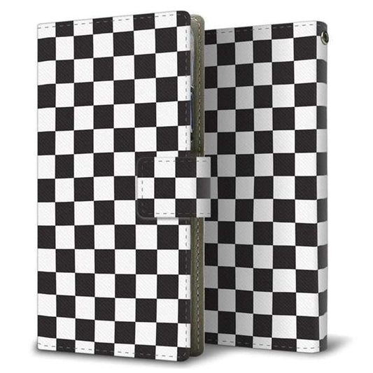 au アクオス センス SHV40 画質仕上げ プリント手帳型ケース(薄型スリム)【151 フラッグチェック】